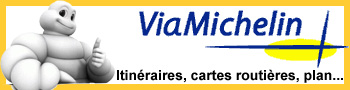 Viamichelin, itin�raire, plan, guide tourisme, r�servation d'h�tel